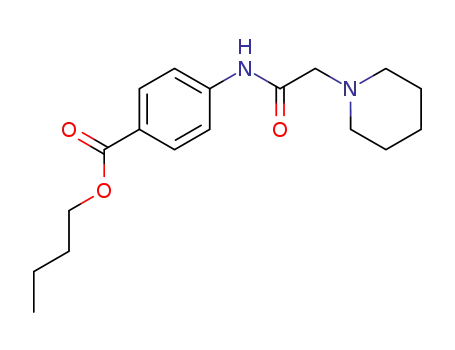 4-(2-piperidino-acetylamino)-benzoic acid butyl ester