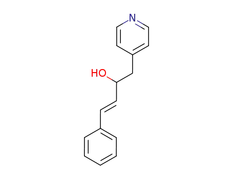 Molecular Structure of 13603-29-7 ([+=>-4<i>t</i>-phenyl-1-[4]pyridyl-but-3-en-2-ol)