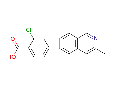 3-Methyl-isoquinoline; compound with 2-chloro-benzoic acid