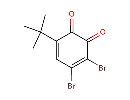 Molecular Structure of 63488-44-8 (5,6-dibromo-3-tert-butylpyrocatechol)
