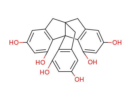9H,10H-4b,9a-(<1,2>Benzenomethano)indeno<1,2-a>inden-2,4,5,7,13,15-hexol