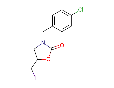 3-(4-Chloro-benzyl)-5-iodomethyl-oxazolidin-2-one