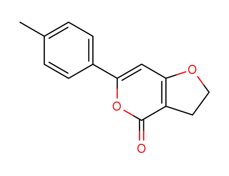 2,3-Dihydro-6-(4-methylphenyl)-4H-furo<3,2-c>pyran-4-on