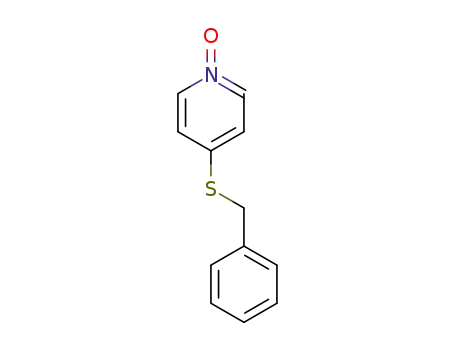 Molecular Structure of 3019-21-4 (4-(benzylsulfanyl)pyridine 1-oxide)
