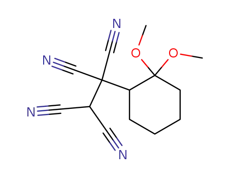 1,1-dimethoxy-2-(1,1,2,2-tetracyanoethyl)cyclohexane