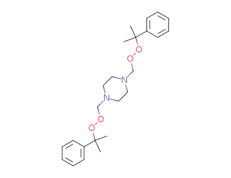 1,4-bis-[(1-methyl-1-phenyl-ethylperoxy)-methyl]-piperazine