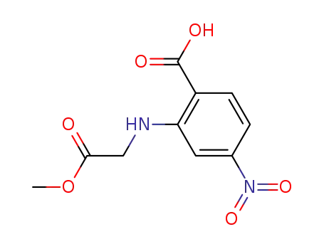 2-(methoxycarbonylmethyl-amino)-4-nitro-benzoic acid