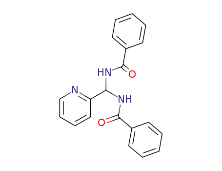 Molecular Structure of 109938-79-6 (<i>N</i>,<i>N</i>'-[2]pyridylmethanediyl-bis-benzamide)