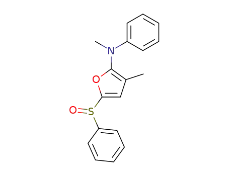 2-Furanamine, N,3-dimethyl-N-phenyl-5-(phenylsulfinyl)-