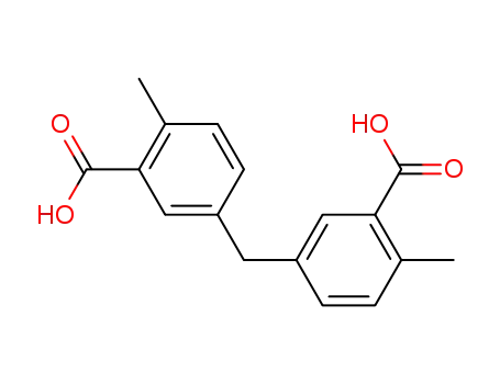 Molecular Structure of 95280-74-3 (6,6'-dimethyl-3,3'-methanediyl-di-benzoic acid)