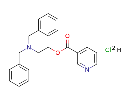 nicotinic acid-(2-dibenzylamino-ethyl ester); dihydrochloride