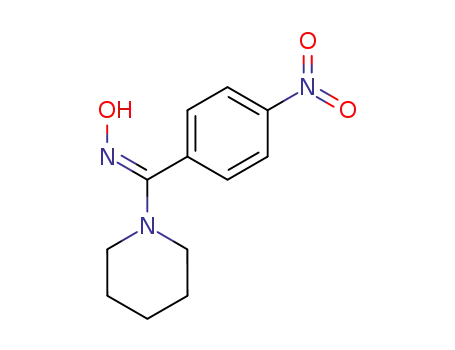 Piperidine, 1-[(hydroxyimino)(4-nitrophenyl)methyl]-