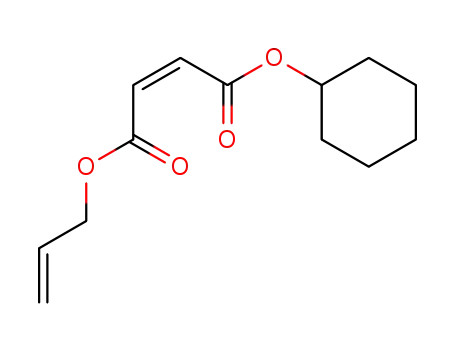 Molecular Structure of 112368-80-6 (maleic acid allyl ester-cyclohexyl ester)