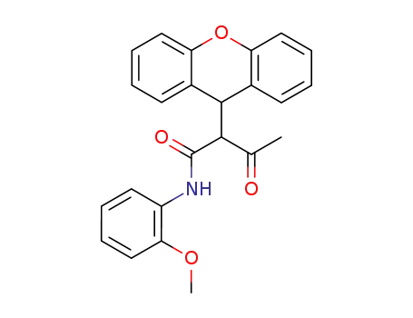 2-xanthen-9-yl-acetoacetic acid <i>o</i>-anisidide