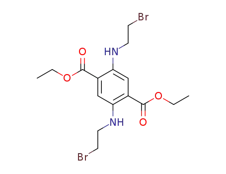 2,5-bis-(2-bromo-ethylamino)-terephthalic acid diethyl ester