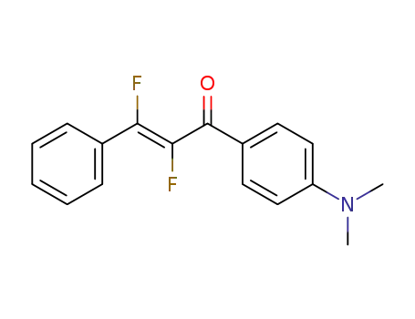 (E)-1-(4-Dimethylamino-phenyl)-2,3-difluoro-3-phenyl-propenone