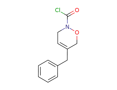 2-chloroformyl-5-benzyl-3,6-dihydro-1,2-oxazine