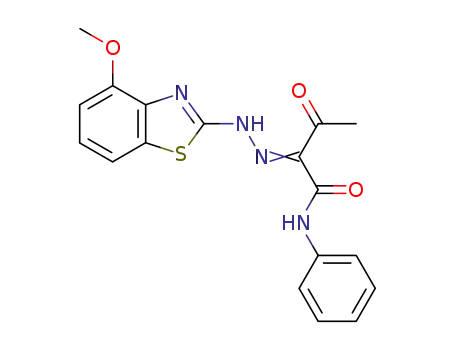 2-(4-Methoxybenzothiazolyl)hydrazonobutyl-1-aminophenyl-1,3-dione