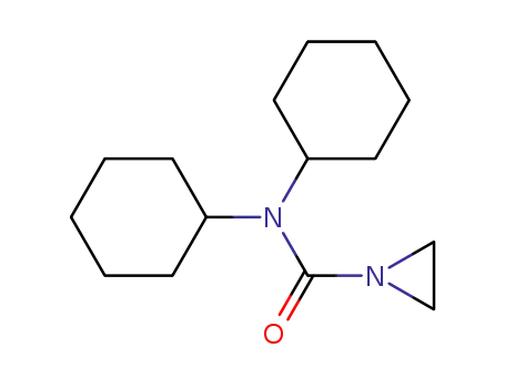 Molecular Structure of 101259-90-9 (aziridine-1-carboxylic acid dicyclohexylamide)