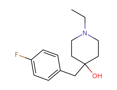 1-ethyl-4-(4-fluoro-benzyl)-piperidin-4-ol