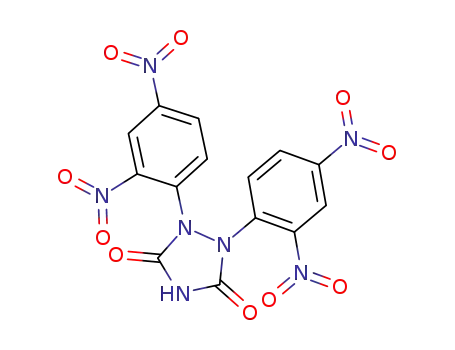 Molecular Structure of 104729-40-0 (bis(dinitro-2',4' phenyl)-1,2 urazole)