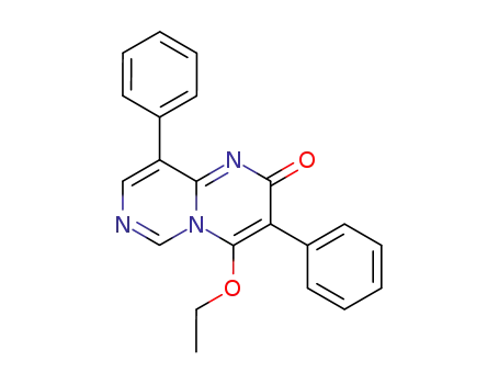 Molecular Structure of 106537-90-0 (4-Ethoxy-3,9-diphenyl-pyrimido[1,6-a]pyrimidin-2-one)