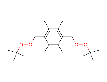 1,4-bis-<i>tert</i>-butylperoxymethyl-2,3,5,6-tetramethyl-benzene