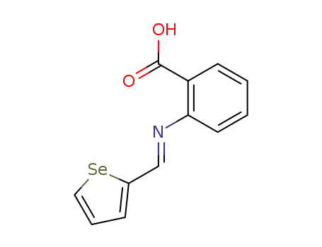 <i>N</i>-selenophen-2-ylmethylen-anthranilic acid