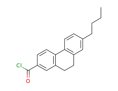 7-n-Butyl-9,10-dihydro-phenanthren-2-carbonsaeurechlorid