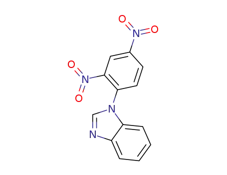 Molecular Structure of 14656-72-5 (1-(2,4-dinitro-phenyl)-1<i>H</i>-benzoimidazole)