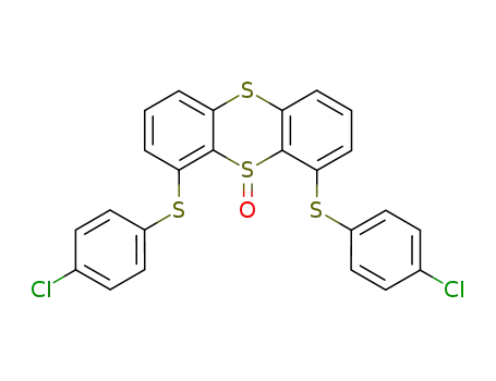 1,9-Bis-(4-chloro-phenylsulfanyl)-thianthrene 10-oxide