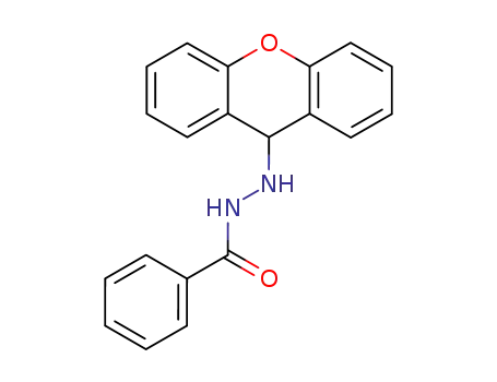 Molecular Structure of 96063-15-9 (benzoic acid-(<i>N'</i>-xanthen-9-yl-hydrazide))