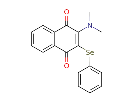 2-Dimethylamino-3-phenylselanyl-[1,4]naphthoquinone