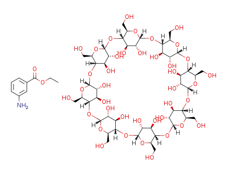 Molecular Structure of 1356836-06-0 (C<sub>9</sub>H<sub>11</sub>NO<sub>2</sub>*C<sub>48</sub>H<sub>80</sub>O<sub>40</sub>)
