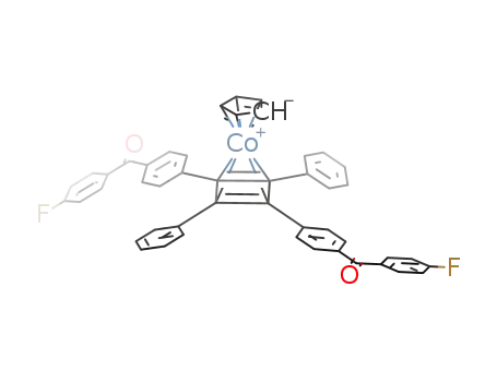 [(η4-C4(C6H4-4-C(O)C6H4F)2Ph2)Co(η5-C5H5)]