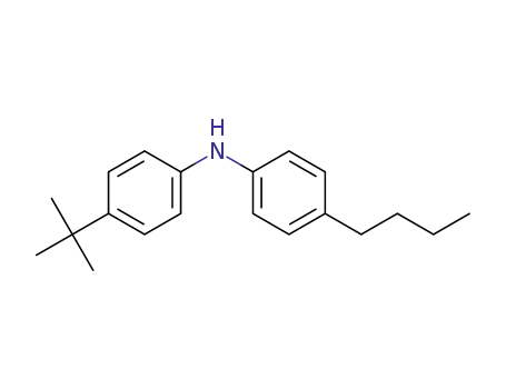 Molecular Structure of 398483-80-2 (Benzenamine, 4-butyl-N-[4-(1,1-dimethylethyl)phenyl]-)