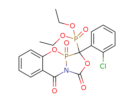 9-(o-chlorophenyl)-9-diethoxyphosphoryl-6-aza-3,4-benzo-2,8-dioxa-1-phosphabicyclo[4.3.0<sup>1.6</sup>]nonane-1,5,7-trione