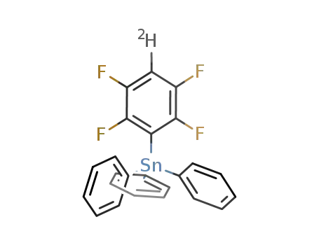 Ph<sub>3</sub>Sn(2,3,5,6-C<sub>6</sub>F<sub>4</sub>D)