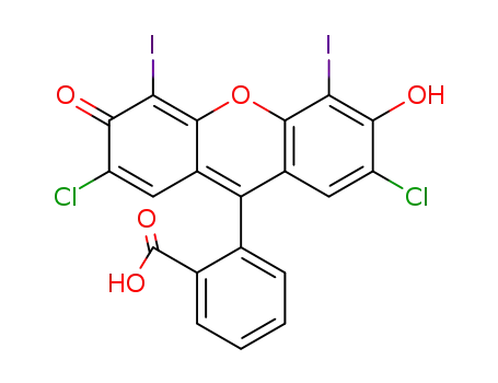 2,7-dichloro-9,12-di-iodofluorescein
