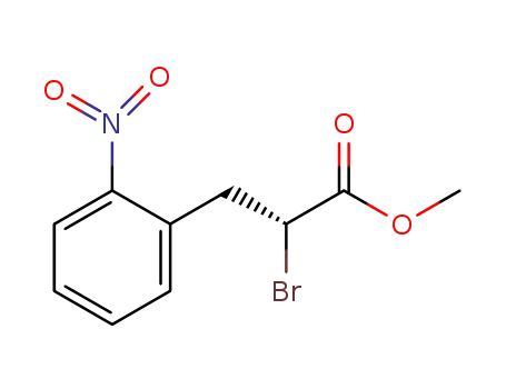 methyl (R)-2-bromo-3-(2-nitrophenyl)propionate