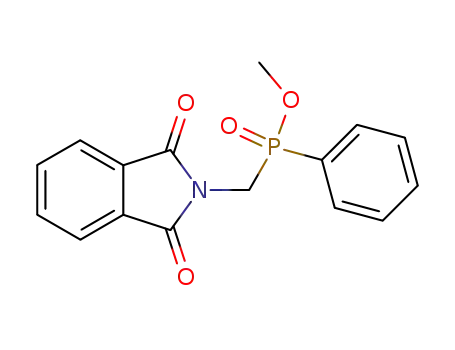 Molecular Structure of 4771-84-0 (methyl [(1,3-dioxo-1,3-dihydro-2H-isoindol-2-yl)methyl]phenylphosphinate)