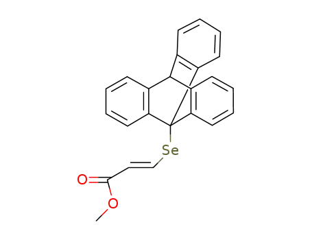 methyl (E)-3-(9-triptycylseleno)propenoate