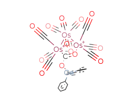 Os3(CO)10(μ-η2-OCOGePh3)(μ-OMe)