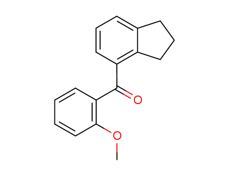 Molecular Structure of 5385-31-9 (4-Indanyl-<2-methoxy-phenyl>-keton)