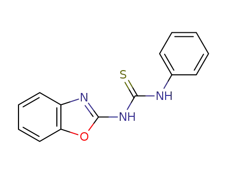 Molecular Structure of 13895-20-0 (Thiourea, N-2-benzoxazolyl-N'-phenyl-)