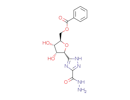 5-(<i>O</i><sup>5</sup>-benzoyl-ξ-<i>D</i>-ribofuranosyl)-1<i>H</i>-[1,2,4]triazole-3-carboxylic acid hydrazide