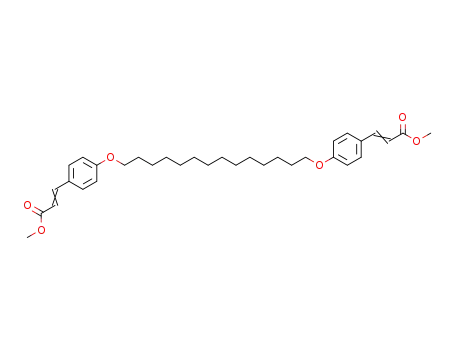 1,14-Bis-<p-(2-methoxycarbonylvinyl)-phenoxy>-tetradecan