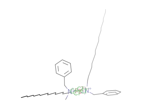 Molecular Structure of 1427515-39-6 (bis(benzyldimethyltetradecylazaniumyl)tetrachloroplatinumdiuide)