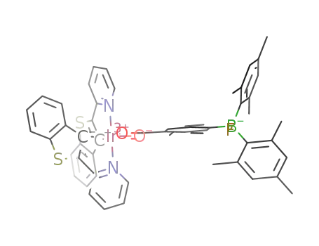 [Ir(2-(2-benzothienyl)pyridinato-C<sub>2</sub>,N)2(OOCC<sub>6</sub>H<sub>4</sub>B(C<sub>6</sub>H<sub>2</sub>(CH<sub>3</sub>)3)2)]<sup>(1-)</sup>