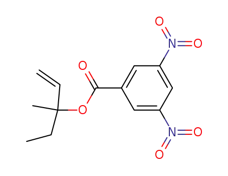 Molecular Structure of 968-05-8 (3.5-Dinitrobenzoesaeure-(1-aethyl-1-methyl-allylester))